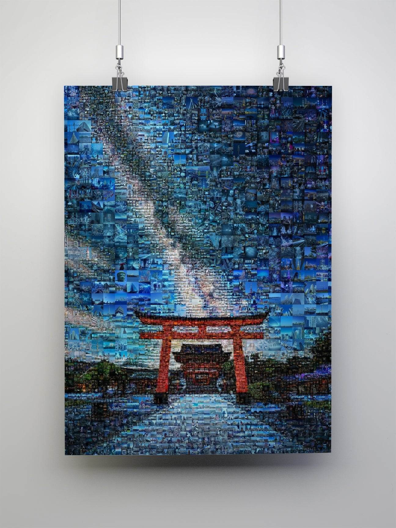 Torii Gate Japan – Shinto Shrine Mosaic Wall Art – AtelierMosaics