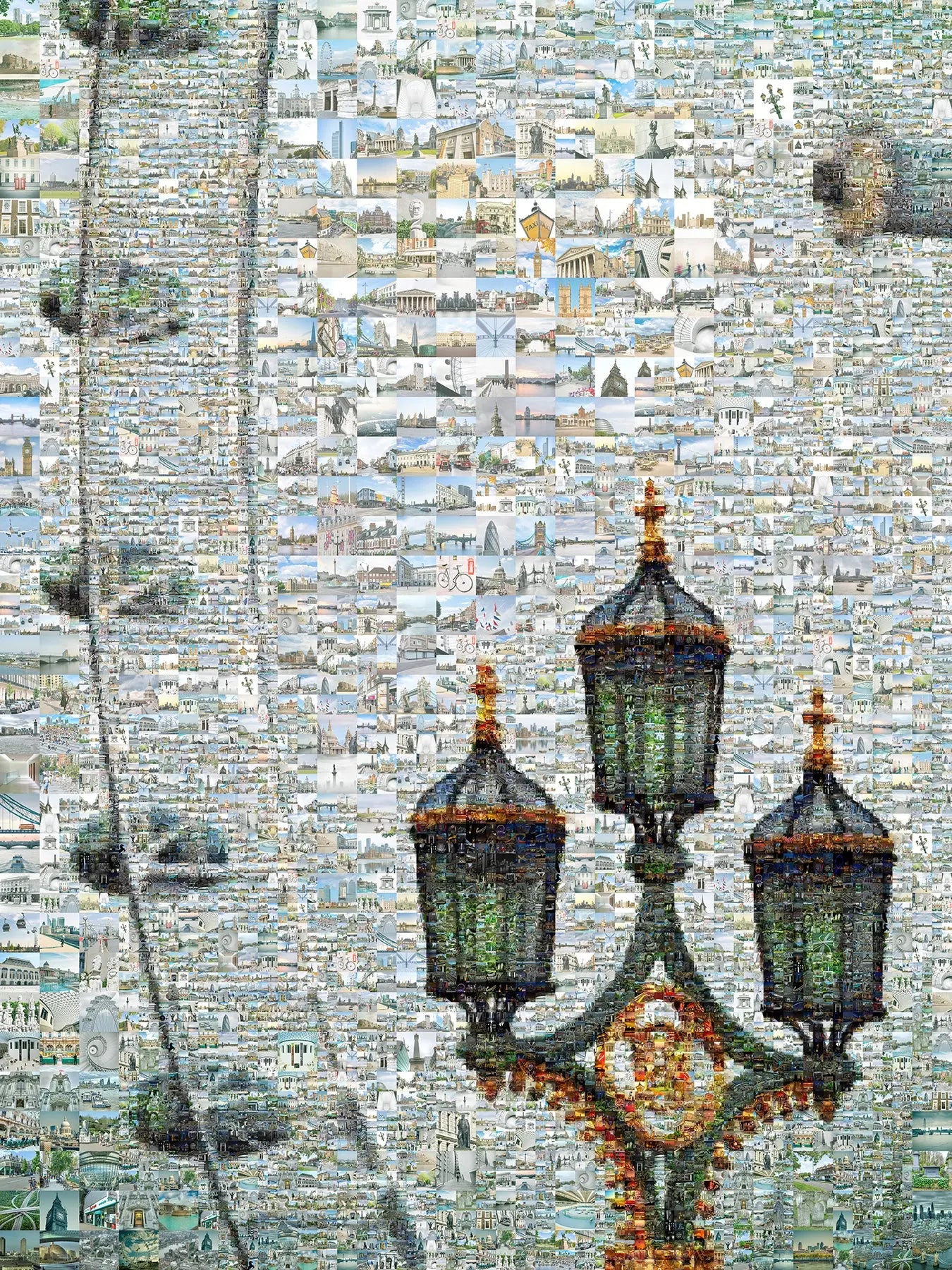 Stunning London Mosaic Art Print - Iconic Landmarks & Heritage AtelierMosaics