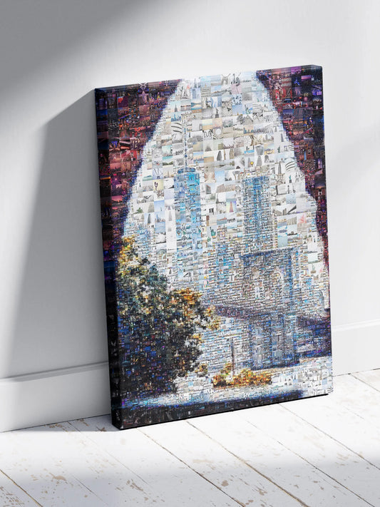 Stunning Cityscape Mosaic Artwork - Unique Wall Art for Home & Office Decor AtelierMosaics