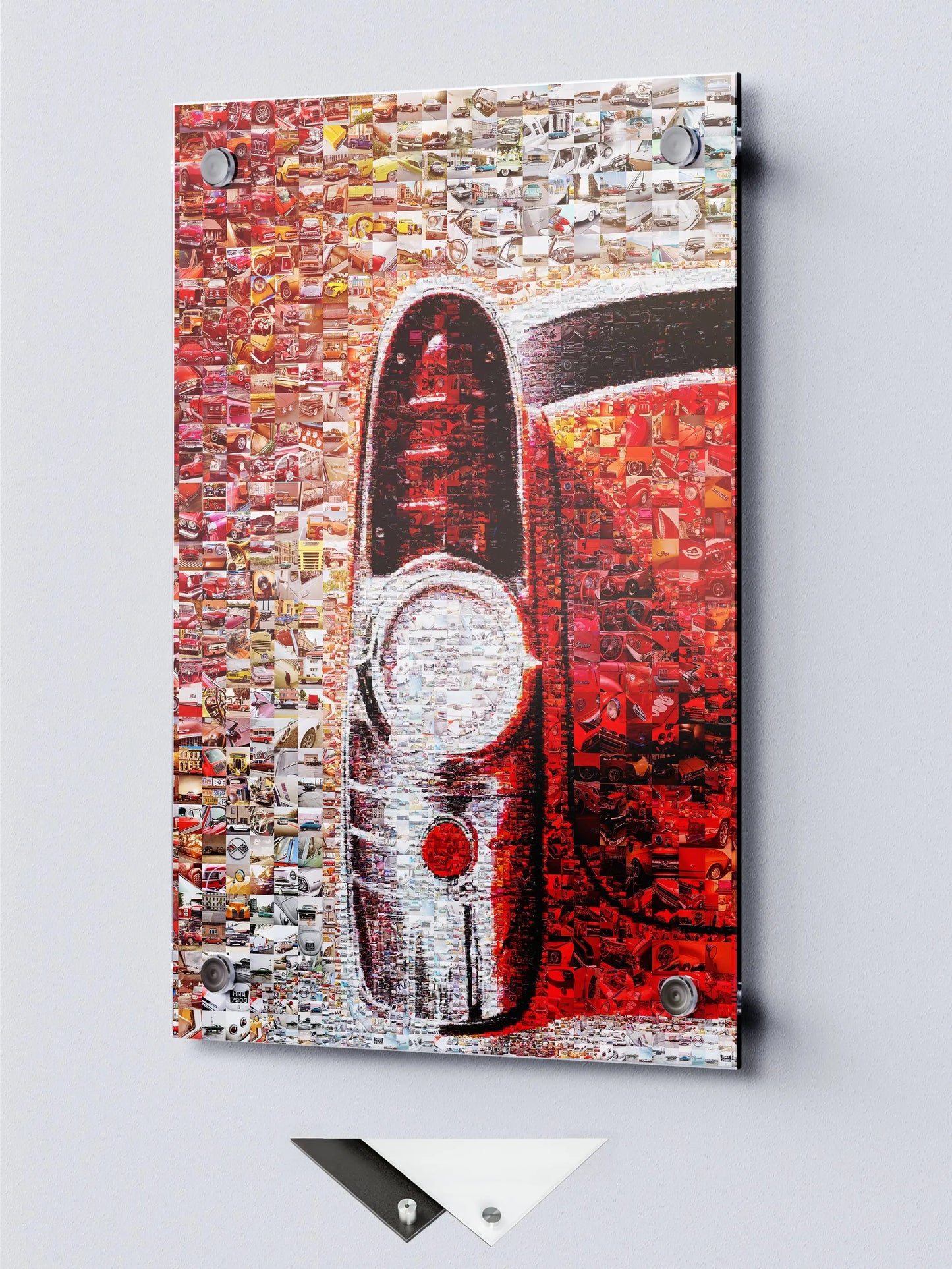 Stunning Mosaic Artwork Featuring Classic Cars: Unique Wall Art for Auto Enthusiasts AtelierMosaics