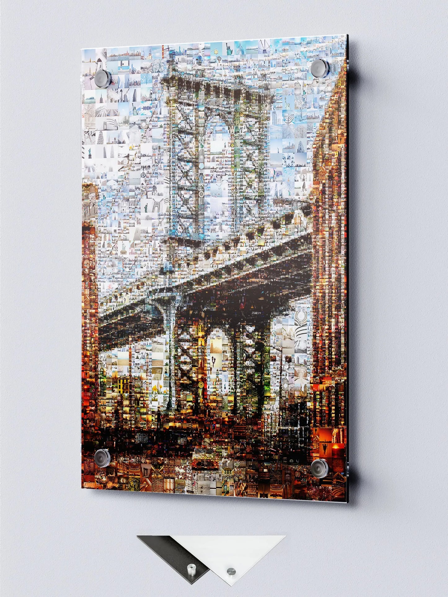 Stunning Manhattan Bridge Mosaic Artwork - Unique Urban Home Decor AtelierMosaics