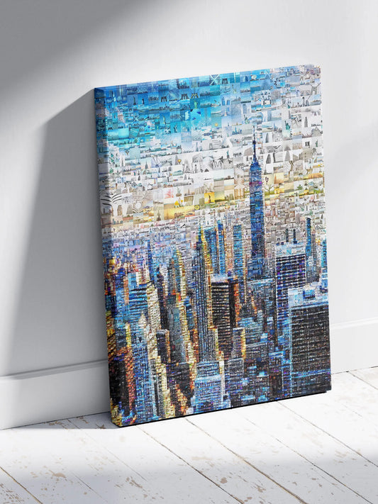 Stunning Cityscape Mosaic Art - Unique Urban Wall Décor for Home & Office AtelierMosaics