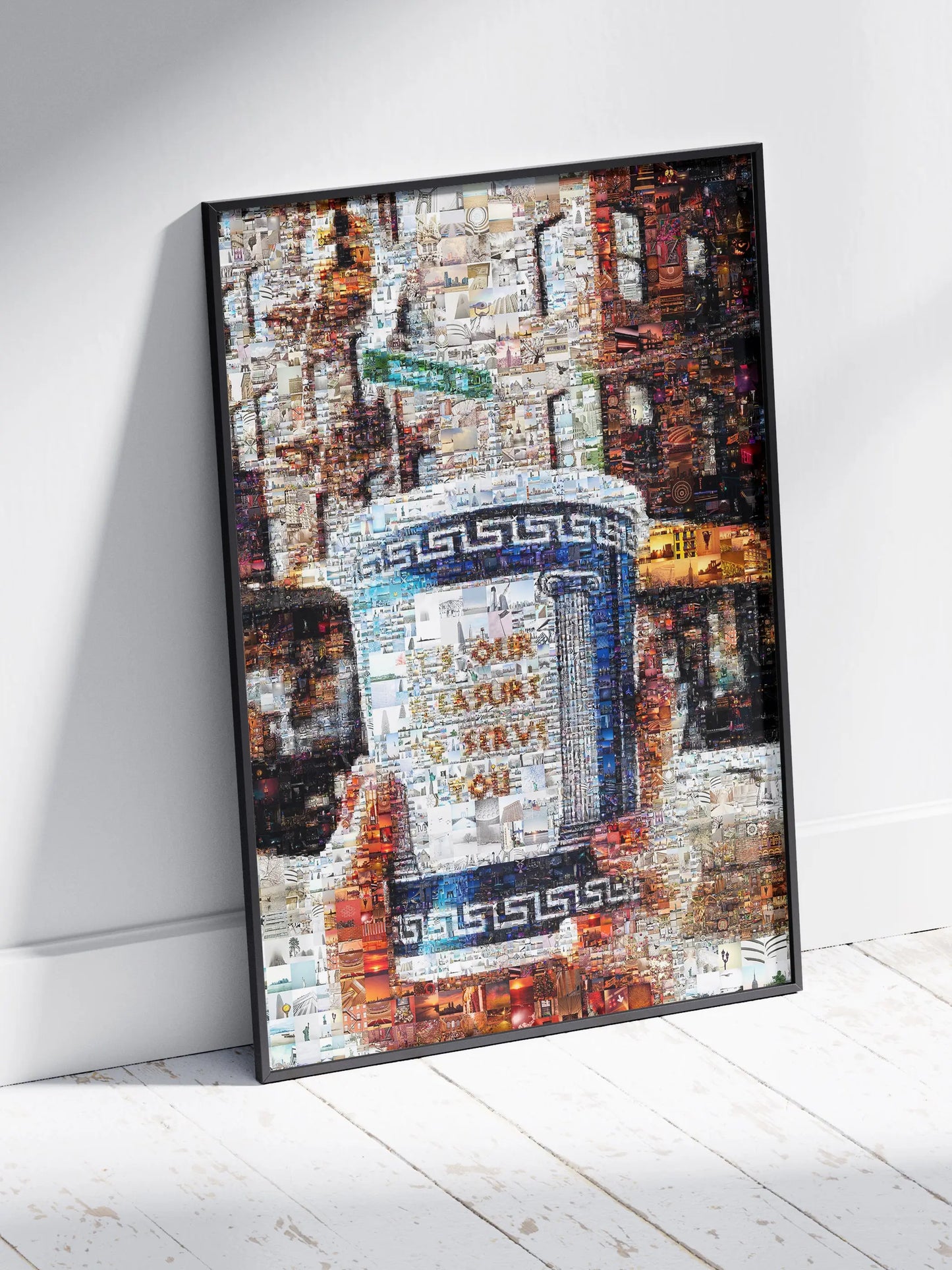 Stunning Mosaic Artwork: Unique Coffee Cup Design for Home or Office Decor AtelierMosaics