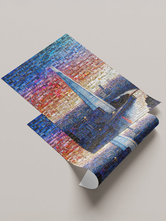 Stunning Mosaic Artwork of Iconic Landmarks - Unique Visual Journey Through Cities AtelierMosaics