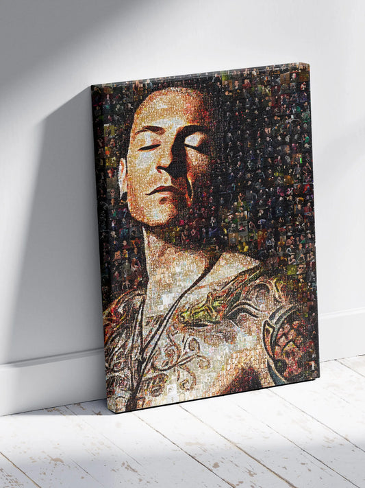 Chester Bennington Mosaic Art - Iconic Tribute to Linkin Park Legend | Unique Wall Decor AtelierMosaics