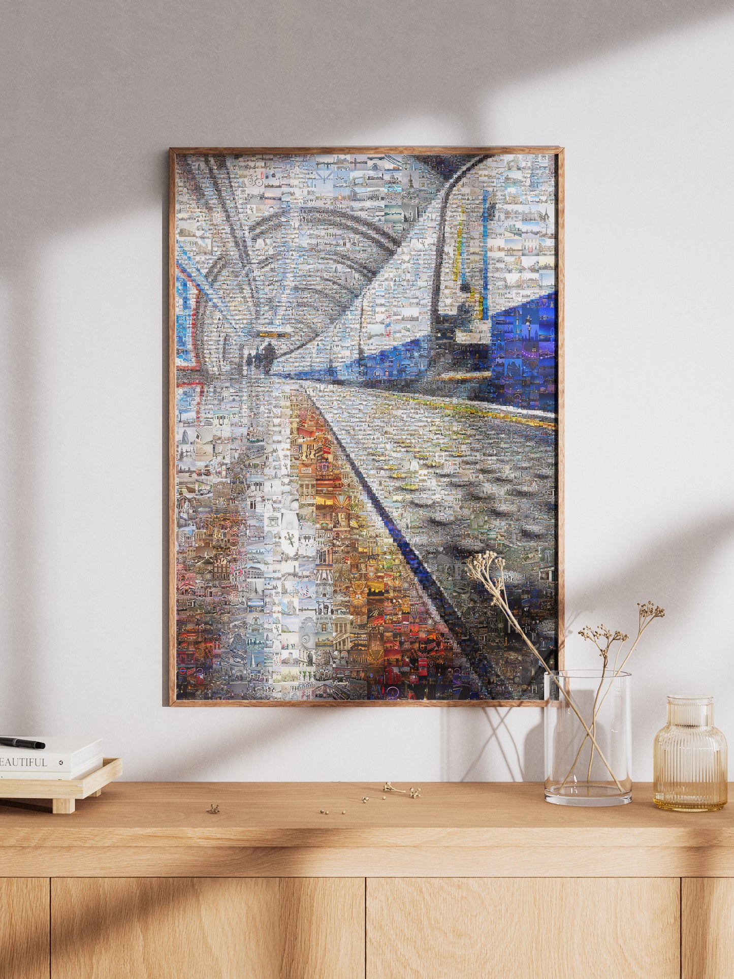 Stunning Mosaic Artwork: Vibrant Cityscape in Intricate Details | Perfect Home Decor and Gift Idea AtelierMosaics