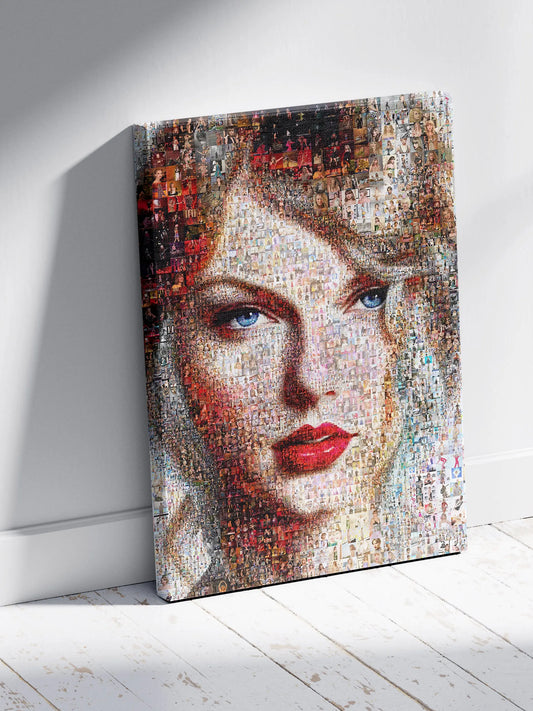 Stunning Taylor Swift Mosaic Artwork - Unique Home Decor & Gift Idea AtelierMosaics