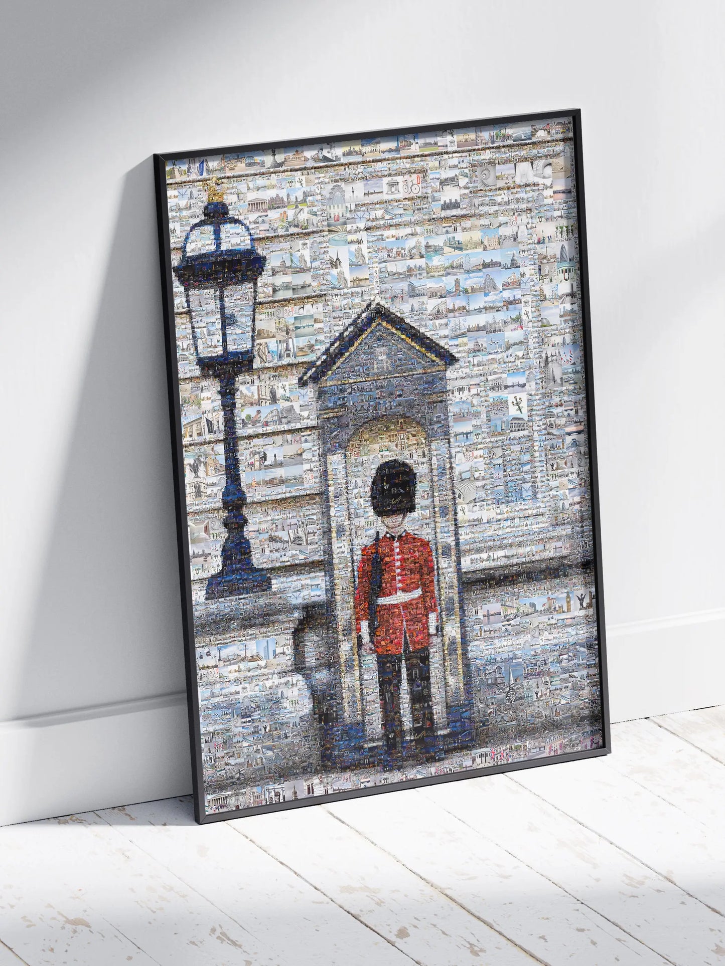 Stunning Mosaic Artwork of a British Guard: A Unique Home Decor Piece for Art Lovers AtelierMosaics