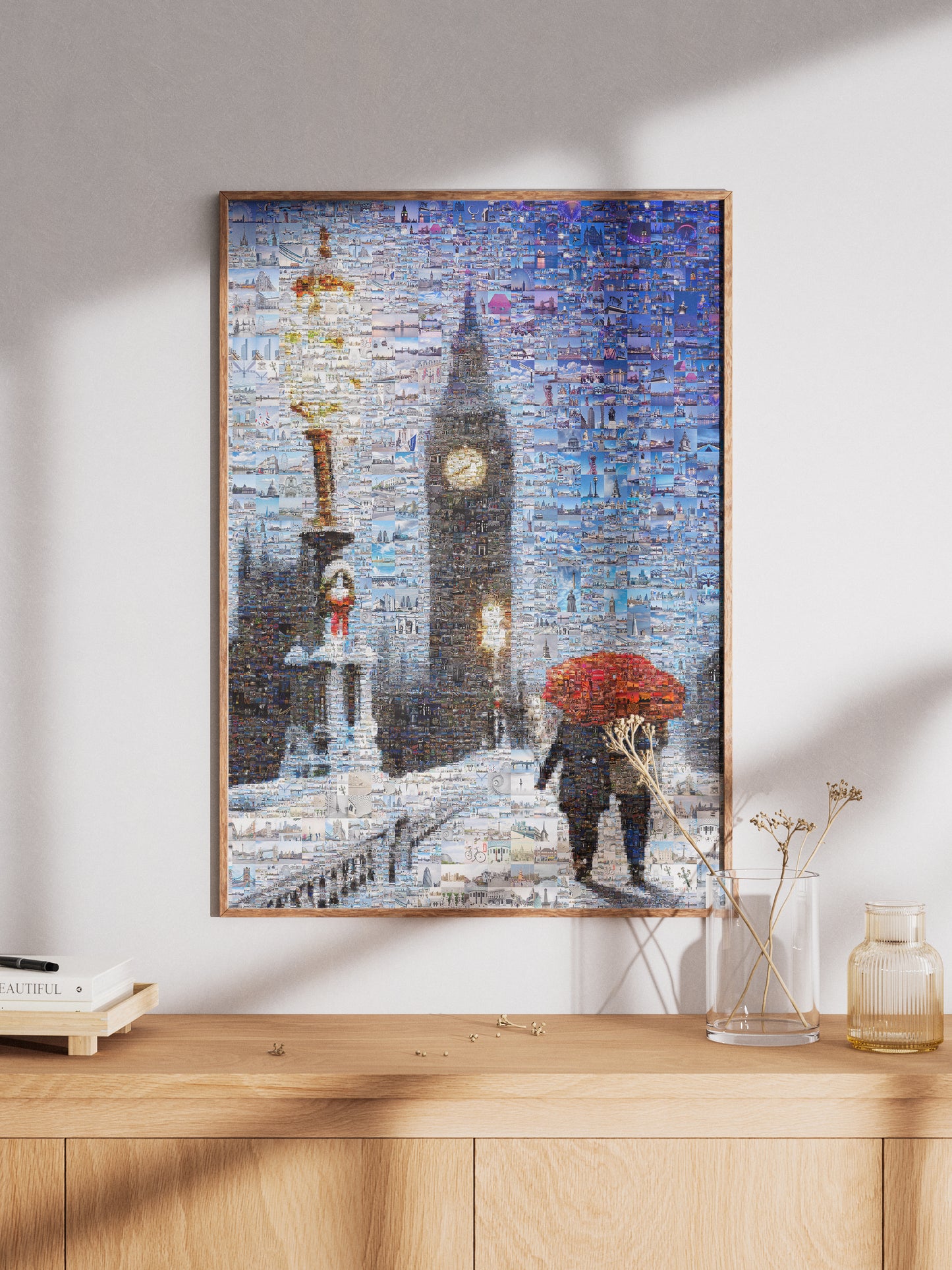 Stunning London Mosaic Artwork - Big Ben & Iconic City Scenes - Perfect Wall Decor for Home or Office AtelierMosaics