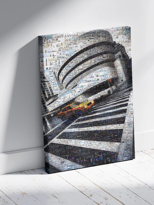 Stunning New York City Mosaic Art: A Unique Urban Landscape in Black and White AtelierMosaics