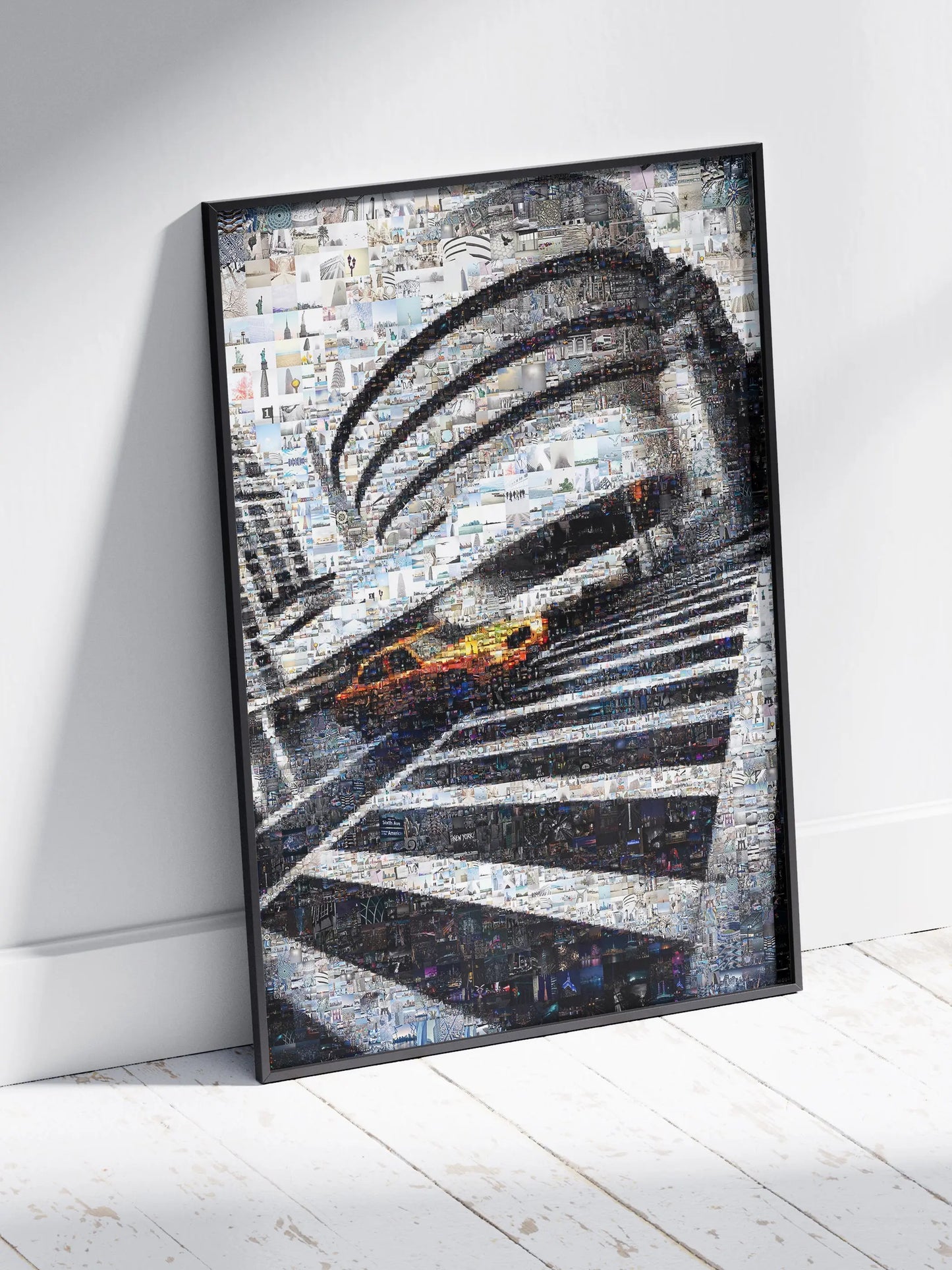 Stunning New York City Mosaic Art: A Unique Urban Landscape in Black and White AtelierMosaics