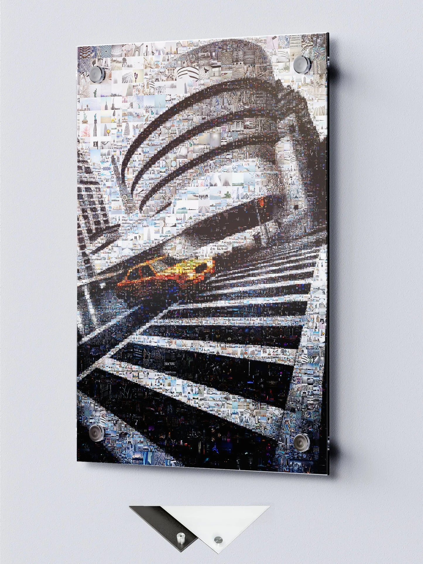 Stunning New York City Mosaic Art: A Unique Urban Landscape in Black and White AtelierMosaics