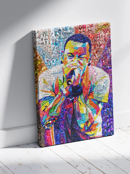 Linkin Parl Mosaic Artwork - Celebrating the Legacy of Linkin Park, Perfect for Music Fans AtelierMosaics