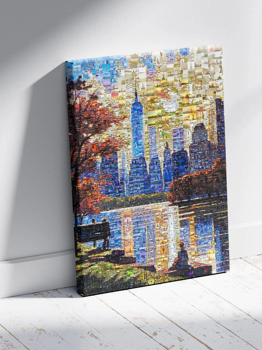 Stunning Mosaic Artwork of Iconic Cityscapes - Perfect for Home or Office Decor AtelierMosaics