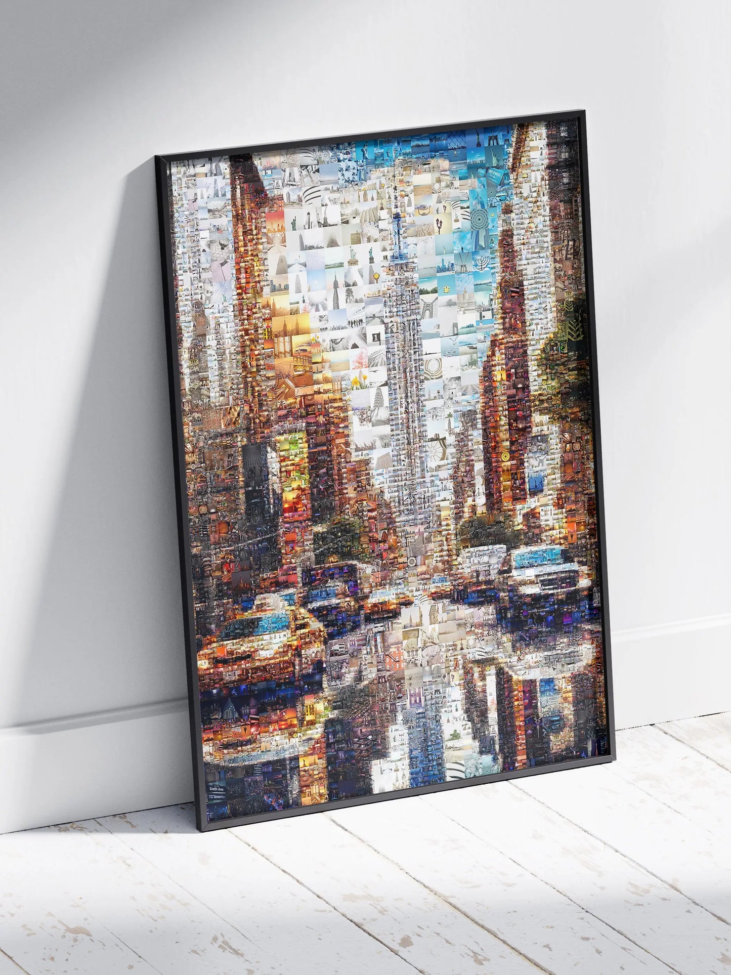Stunning New York City Mosaic Art - Vibrant Urban Landscape Decor for Home & Office AtelierMosaics