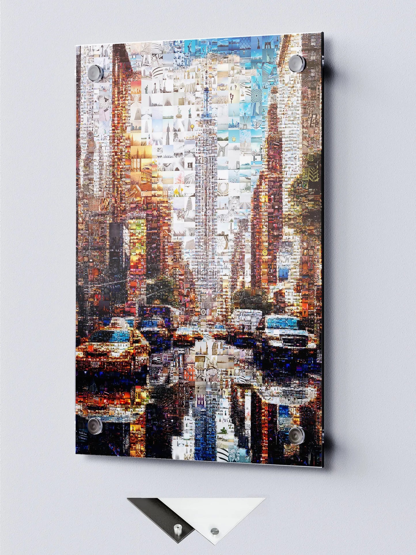 Stunning New York City Mosaic Art - Vibrant Urban Landscape Decor for Home & Office AtelierMosaics