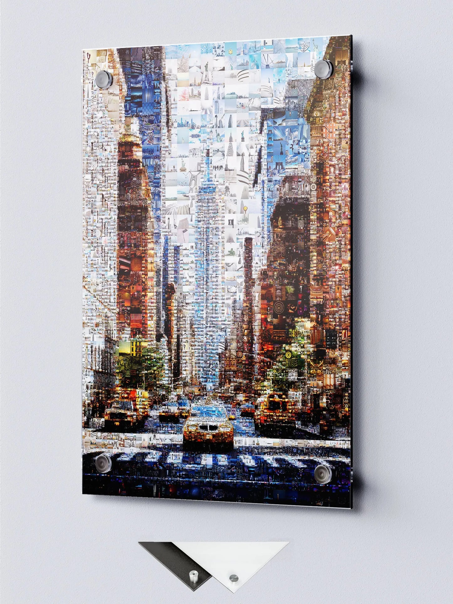 Stunning New York City Mosaic Artwork - Vibrant Urban Collage for Home Decor AtelierMosaics