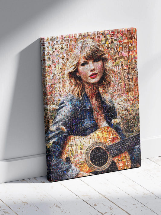 Stunning Taylor Swift Mosaic Artwork - Unique Collector's Piece for Fans & Decor AtelierMosaics