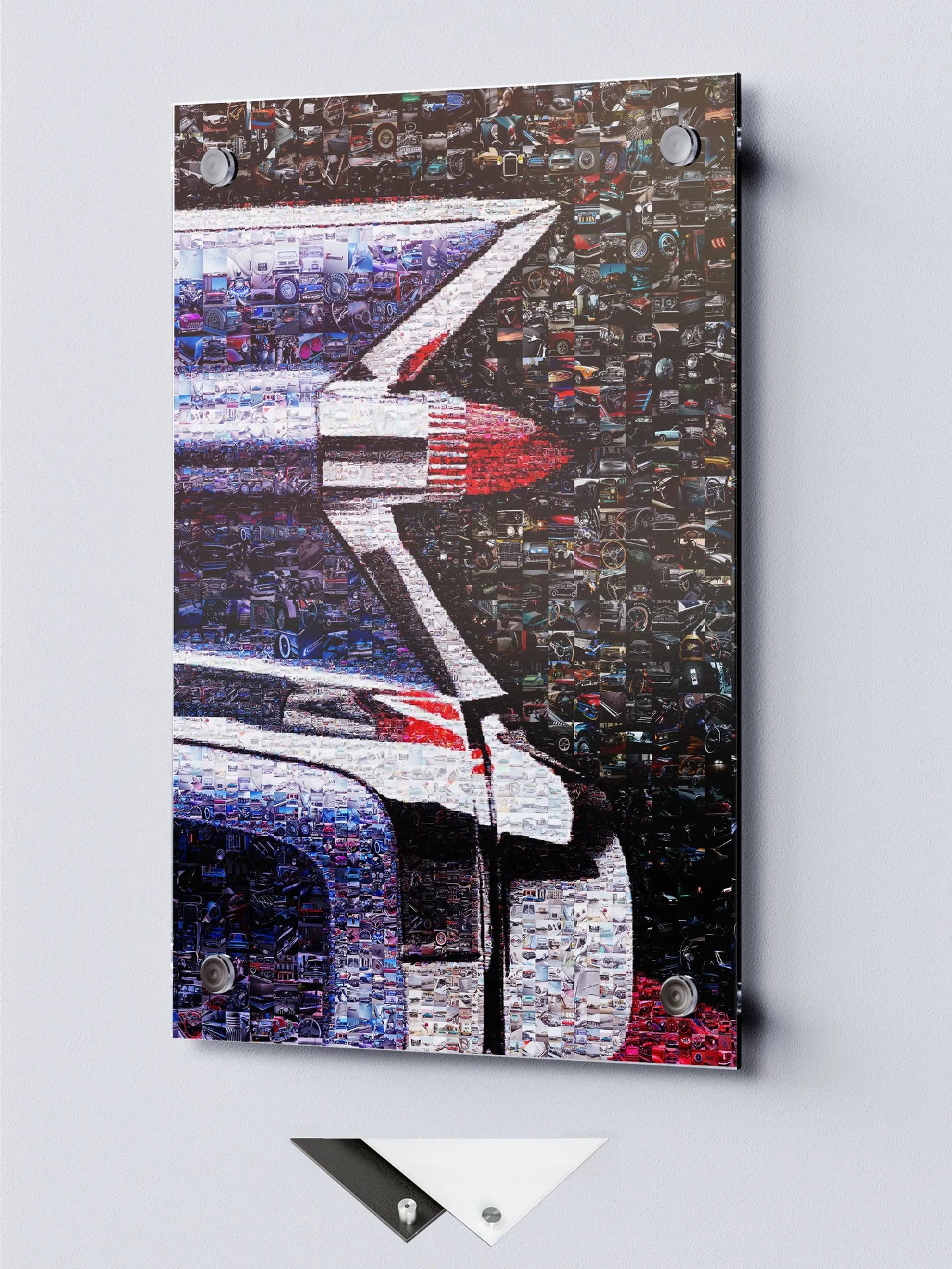 Stunning Mosaic Artwork of Classic Cars – Perfect for Automotive Enthusiasts and Home Decor AtelierMosaics