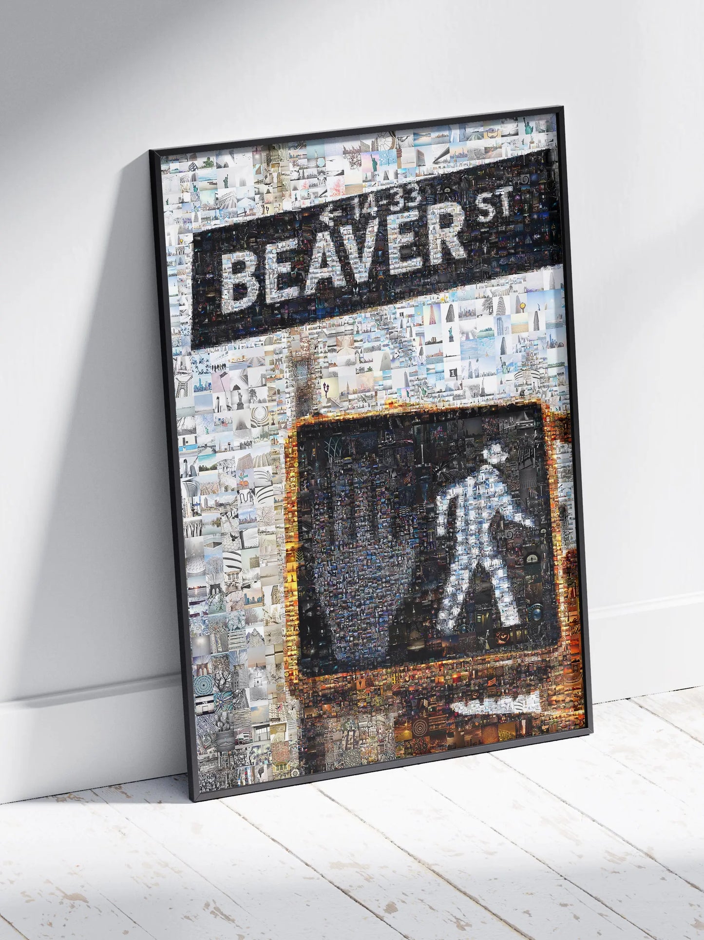 Stunning Beaver Street Mosaic Art - Unique Urban Decor for Home & Office AtelierMosaics