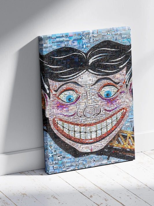 Stunning Blue Mosaic Artwork Featuring Iconic Landmarks – Perfect for Home Decor AtelierMosaics