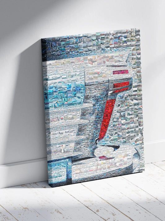 Stunning Automotive Mosaic Art - Unique Car-Themed Wall Decor for Enthusiasts & Collectors AtelierMosaics