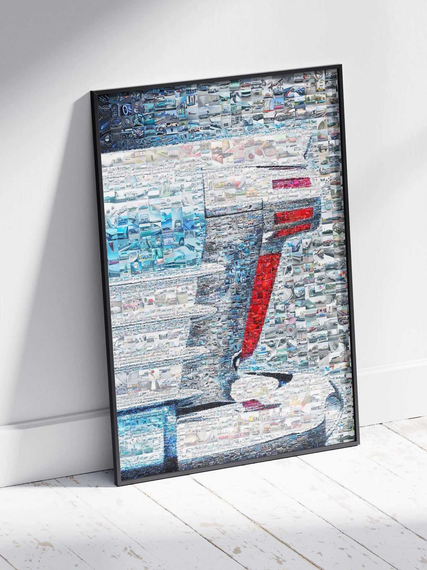 Stunning Automotive Mosaic Art - Unique Car-Themed Wall Decor for Enthusiasts & Collectors AtelierMosaics