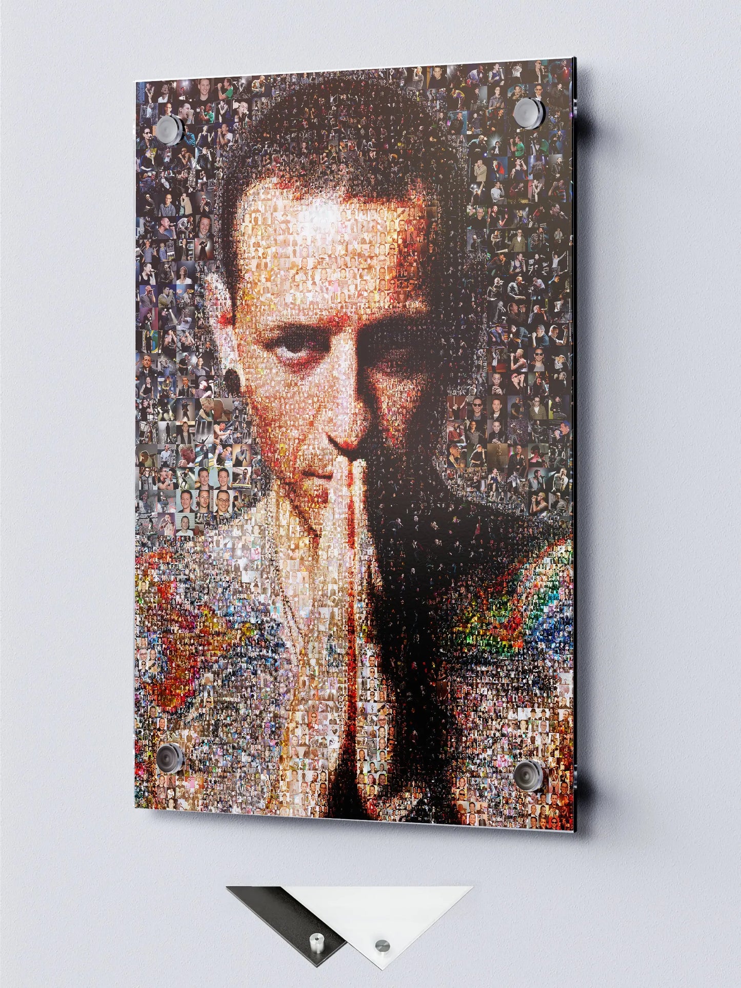 Chester Bennington Mosaic Art - Iconic Linkin Park Tribute Wall Art for Music Lovers AtelierMosaics