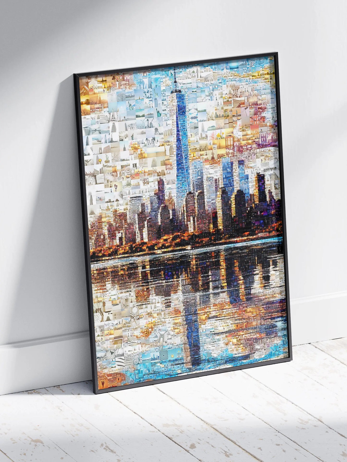 Stunning NYC Skyline Mosaic Art - Unique Wall Décor for Home and Office | Perfect Gift for Art Lovers AtelierMosaics