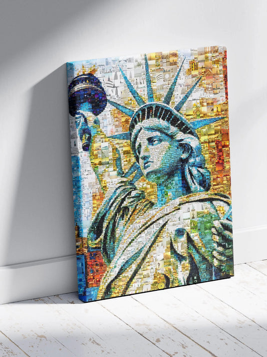 Stunning Statue of Liberty Mosaic Artwork - A Unique Tribute to Freedom & Heritage AtelierMosaics