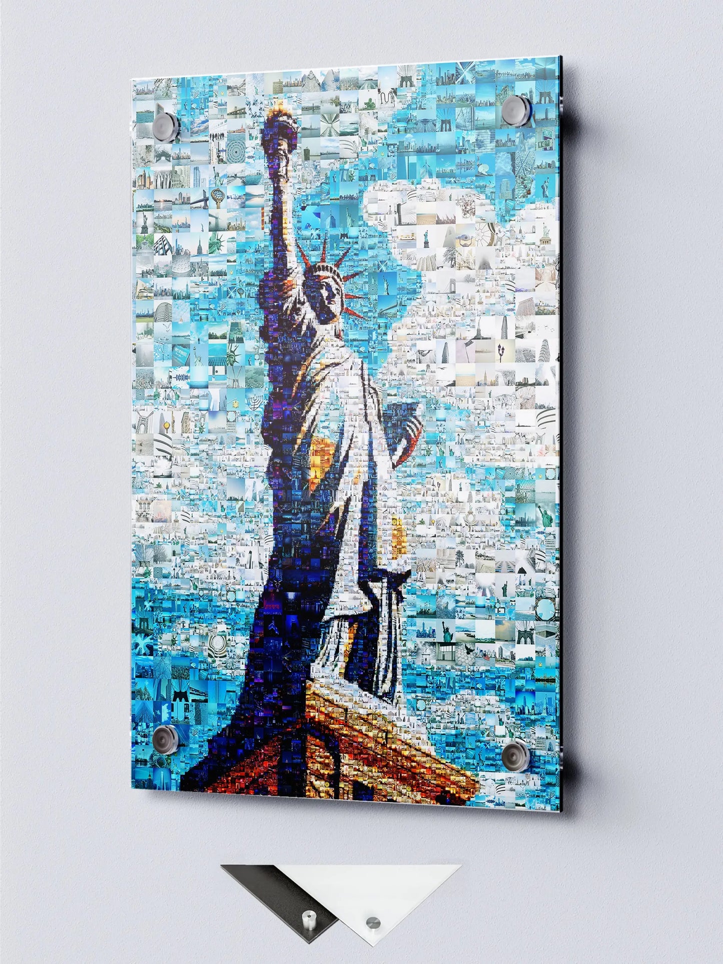 Stunning Mosaic Art of the Statue of Liberty - Unique Home Decor Piece AtelierMosaics