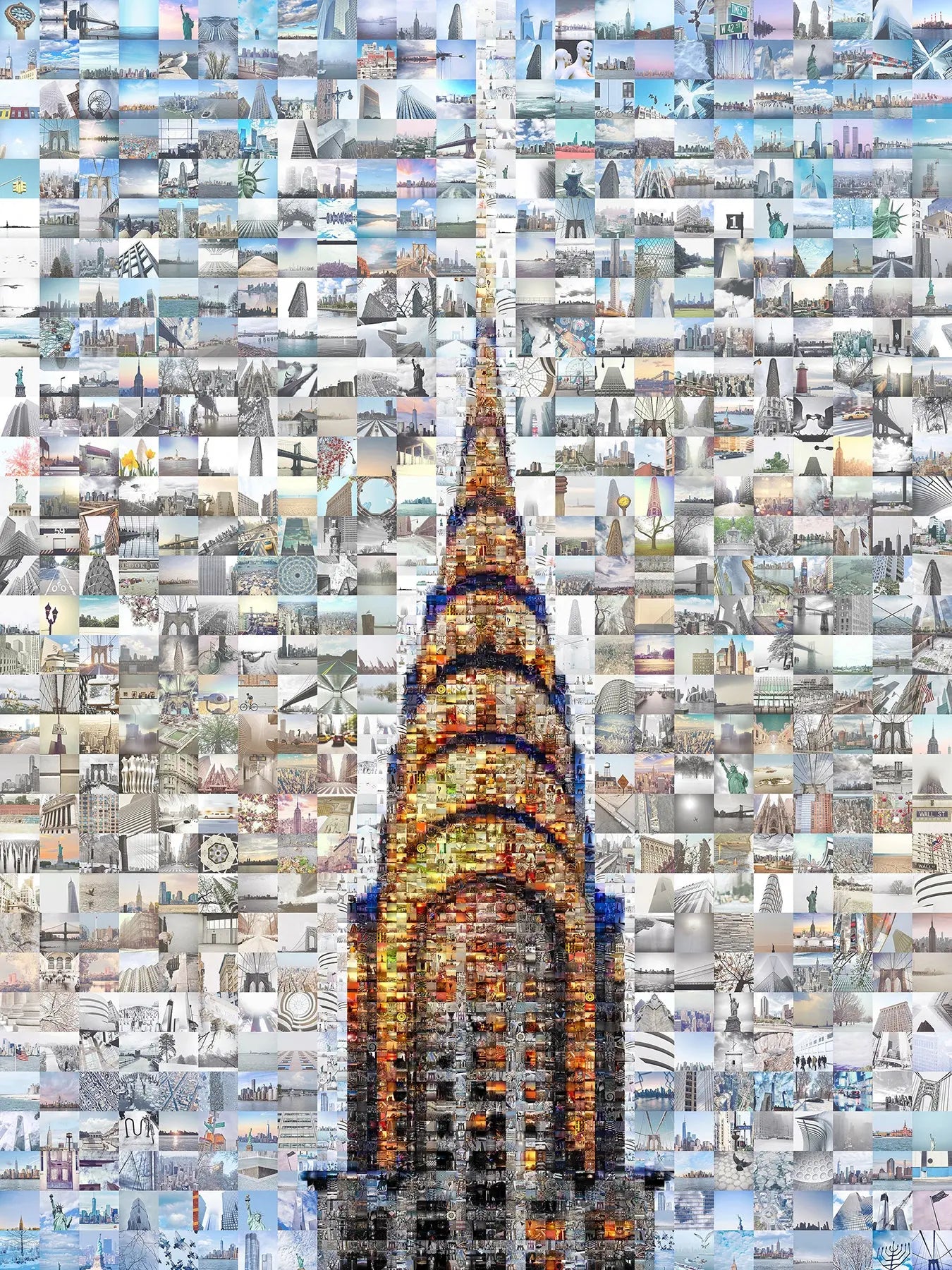 Stunning Chrysler Building Mosaic Art - Unique Urban Wall Decor for Modern Spaces AtelierMosaics