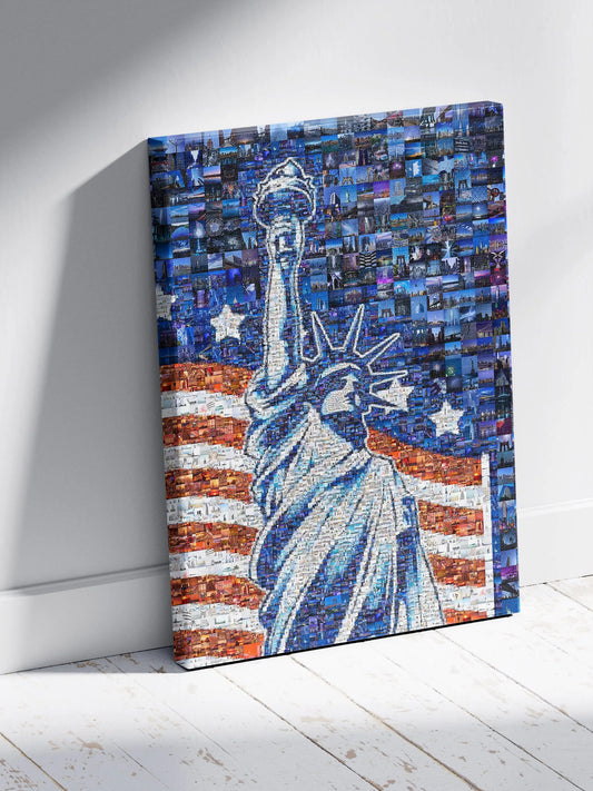 Stunning Mosaic of the Statue of Liberty: A Symbol of Freedom and Unity AtelierMosaics
