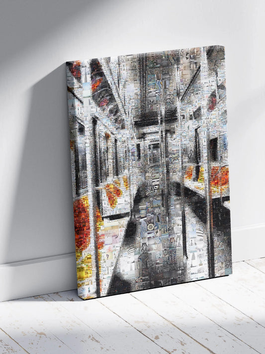 Stunning Subway Mosaic Art: Captivating Urban Landscape for Modern Decor AtelierMosaics
