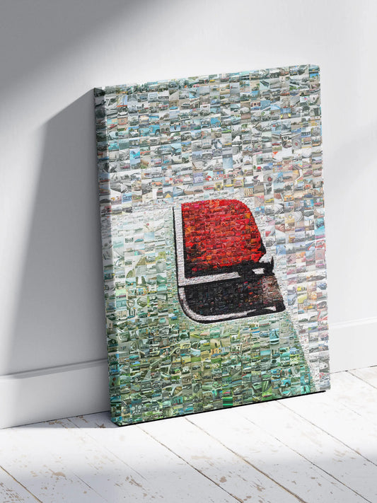 Stunning Automotive Mosaic Art - Unique Car Collage for Car Enthusiasts and Home Decor AtelierMosaics