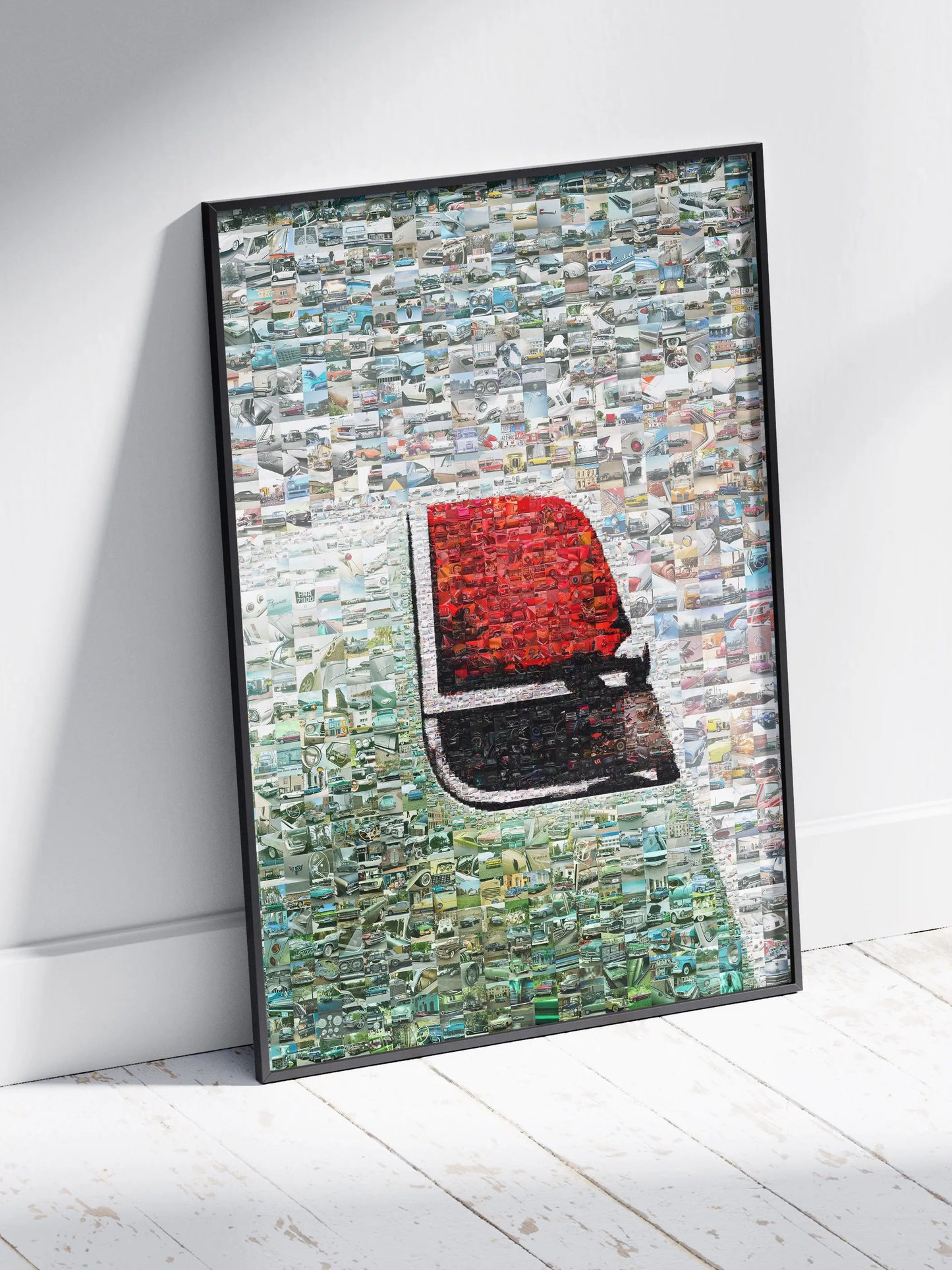 Stunning Automotive Mosaic Art - Unique Car Collage for Car Enthusiasts and Home Decor AtelierMosaics
