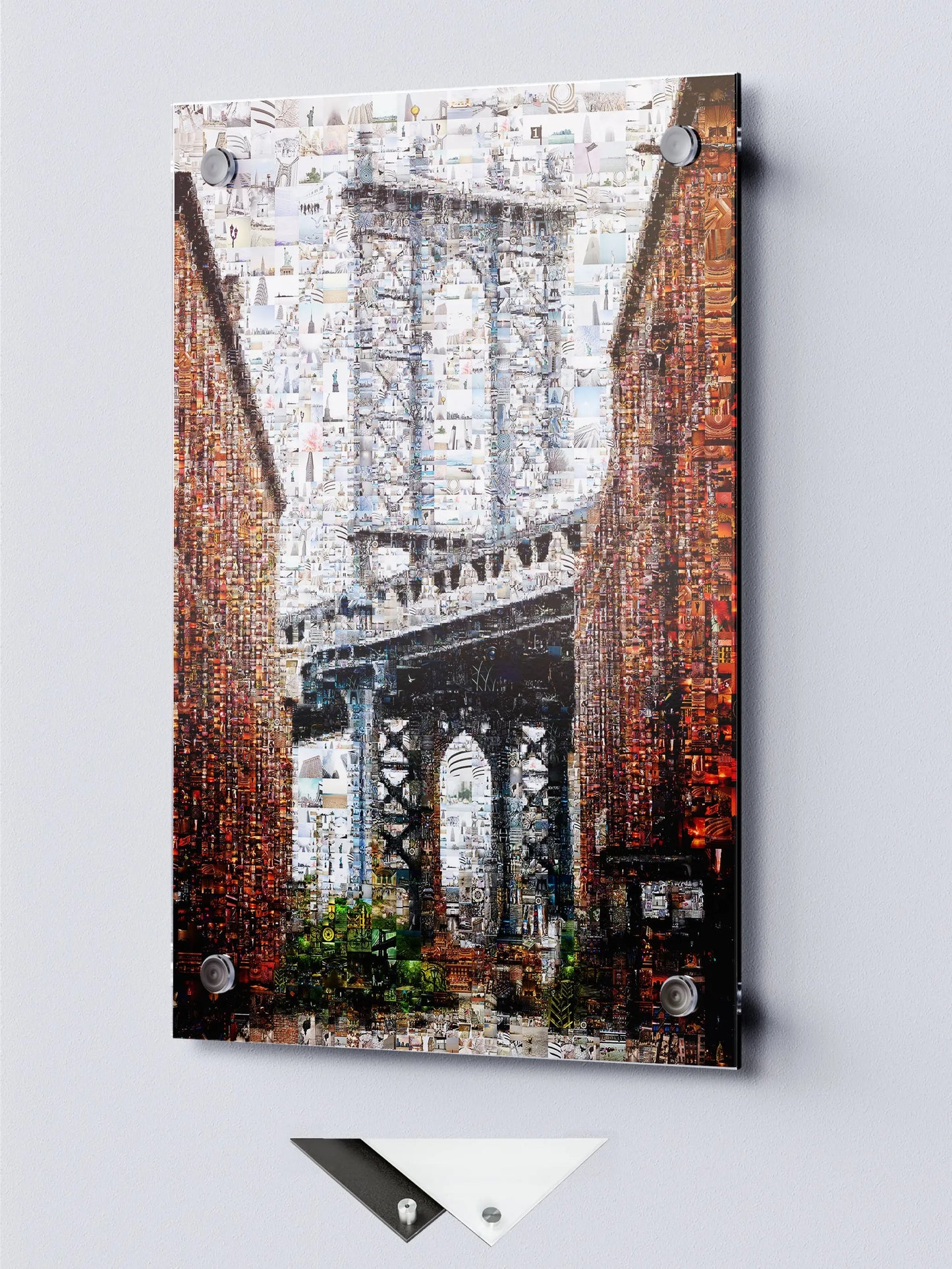 Stunning Brooklyn Bridge Mosaic Art - Unique Wall Decor for Home and Office AtelierMosaics
