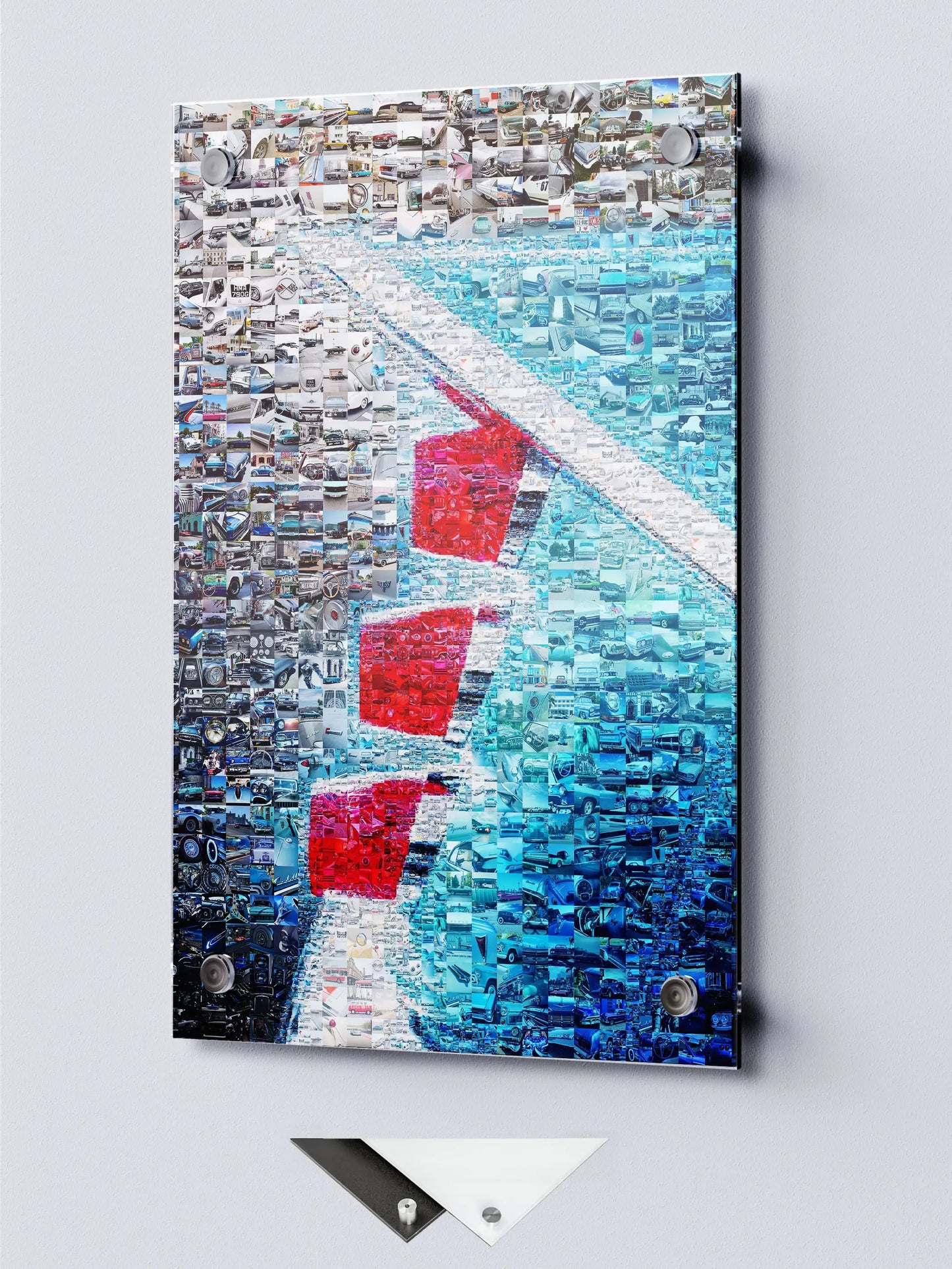 Stunning Automotive Mosaic Art - Unique Wall Décor for Car Enthusiasts and Art Lovers AtelierMosaics