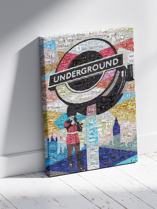 Stunning London Underground Mosaic Artwork | Unique Wall Decor for London Lovers AtelierMosaics