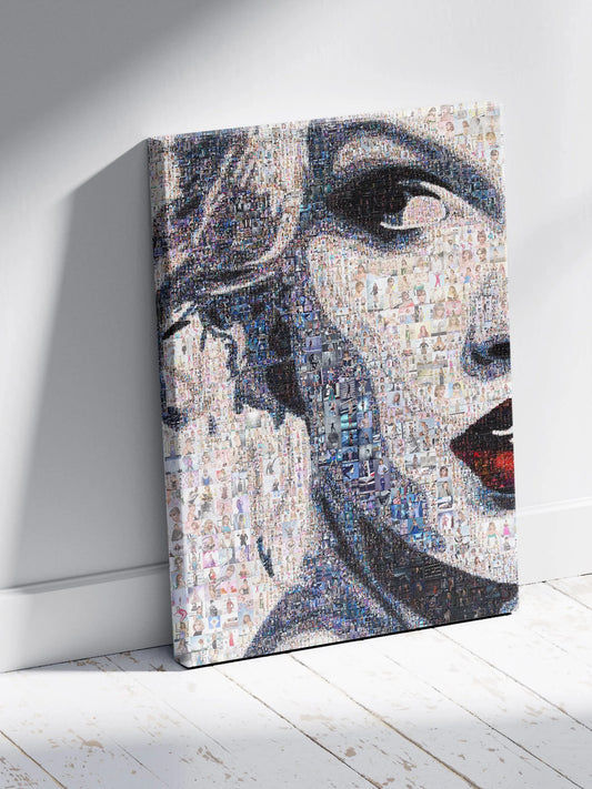 Stunning Taylor Swift Mosaic Art Print - Unique Wall Decor for Fans and Collectors AtelierMosaics