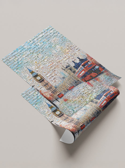 Stunning London Mosaic Artwork - Iconic Landmarks & Vibrant Colors for Home Decor AtelierMosaics