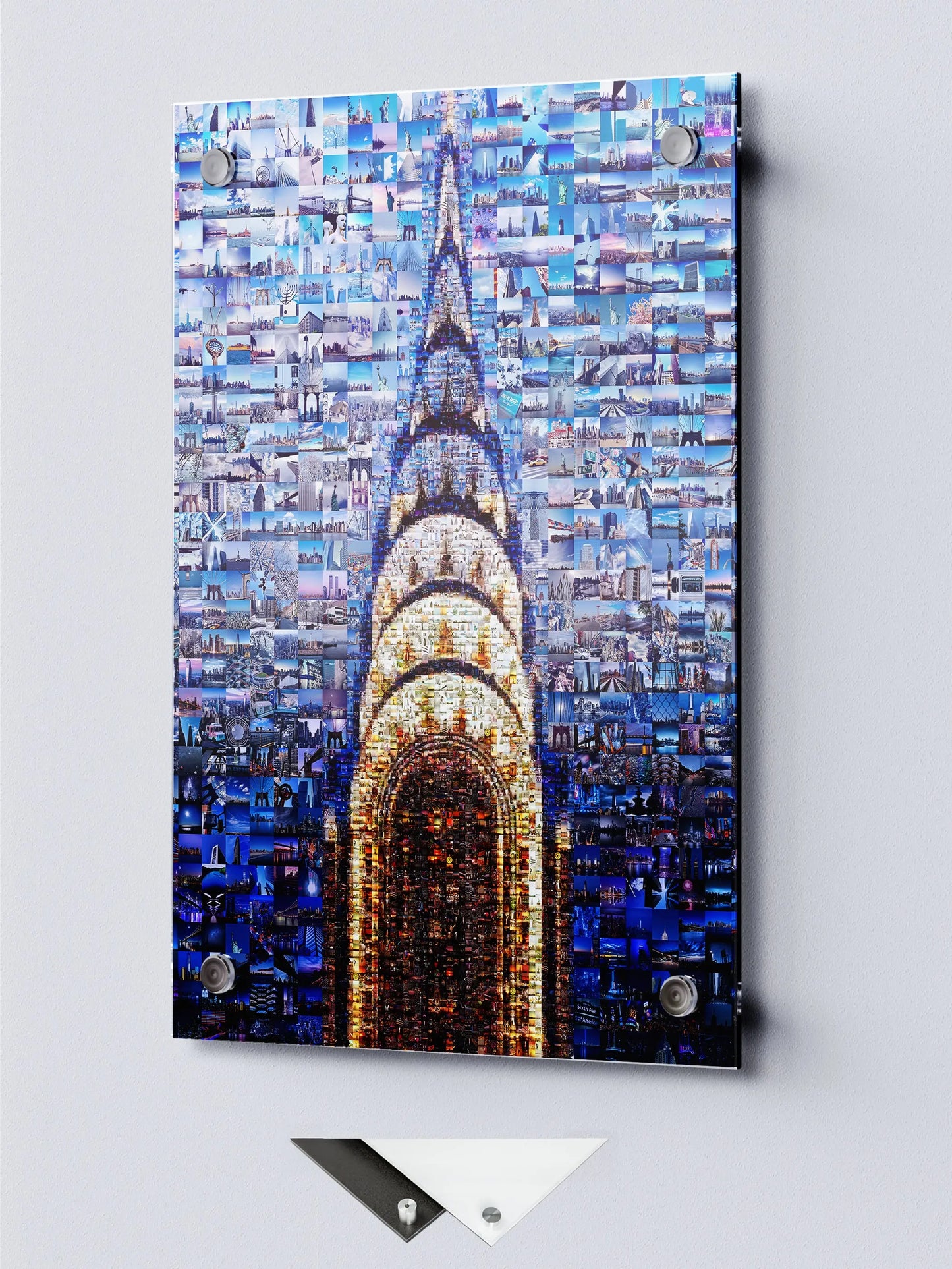 Stunning Chrysler Building Mosaic Art - A Unique Wall Décor for Modern Homes and Offices AtelierMosaics