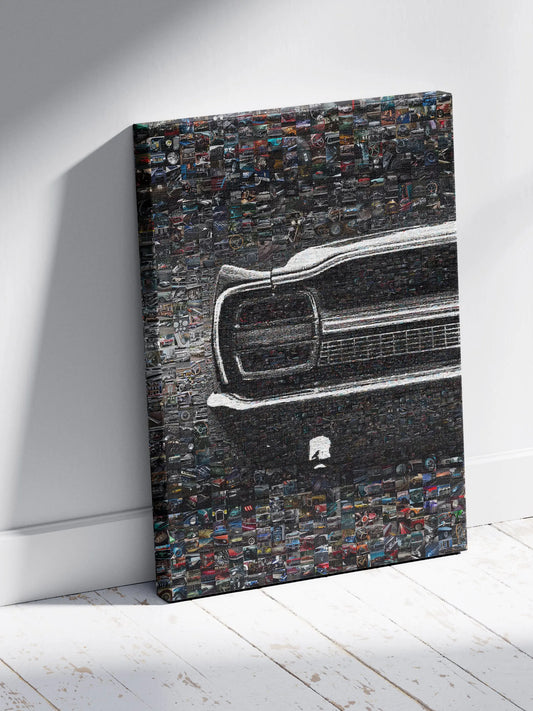 Stunning Mosaic Artwork of Classic Cars – Perfect for Automotive Enthusiasts and Decor Lovers AtelierMosaics