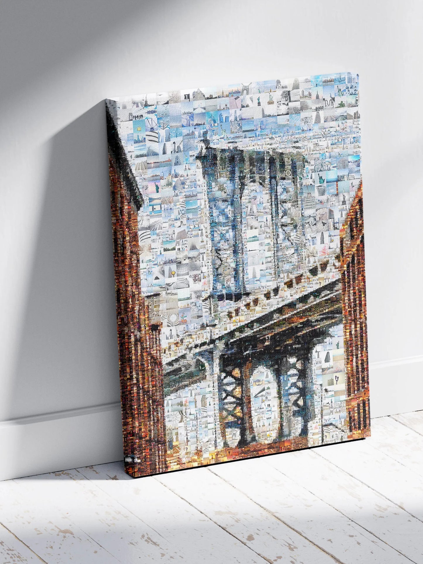 Stunning Mosaic Artwork of Brooklyn Bridge - Unique Wall Art for Home & Office Decor AtelierMosaics