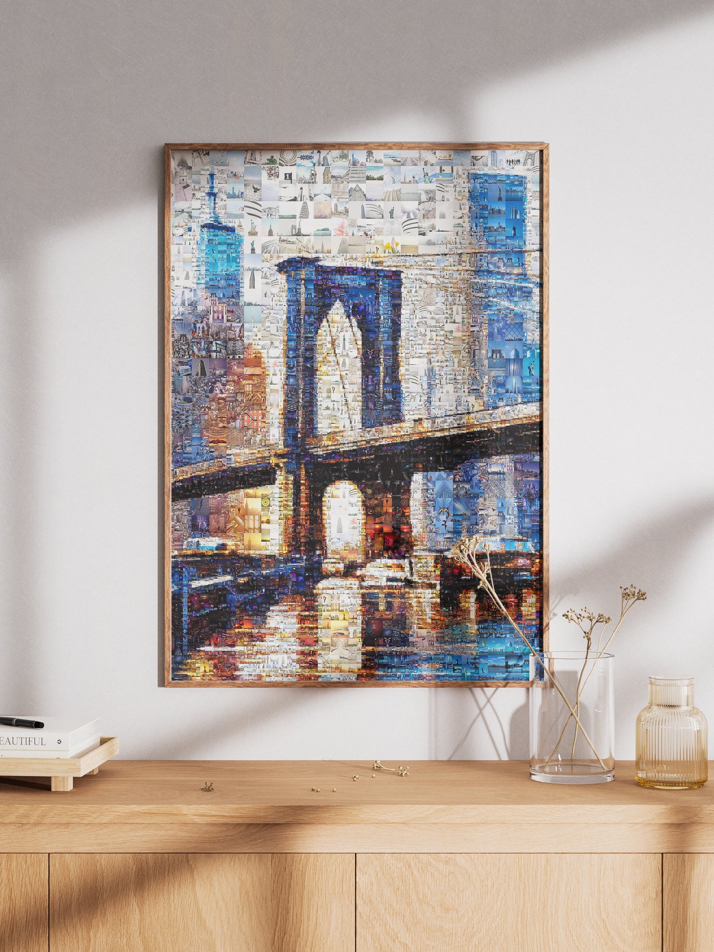 Stunning Brooklyn Bridge Mosaic Art - Unique Cityscape Décor for Home & Office AtelierMosaics