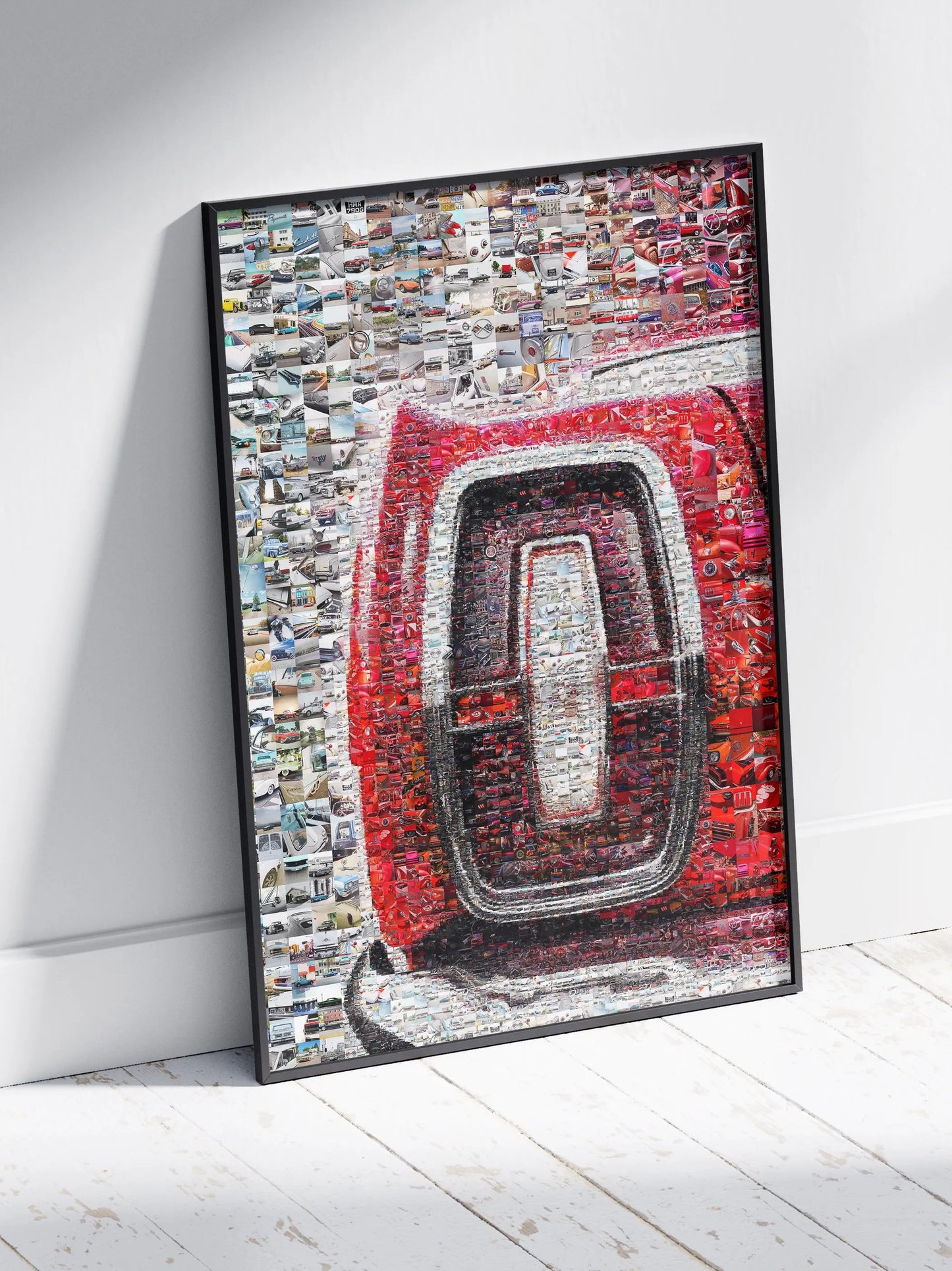 Stunning Car-Themed Mosaic Artwork - Perfect for Auto Enthusiasts and Modern Decor AtelierMosaics