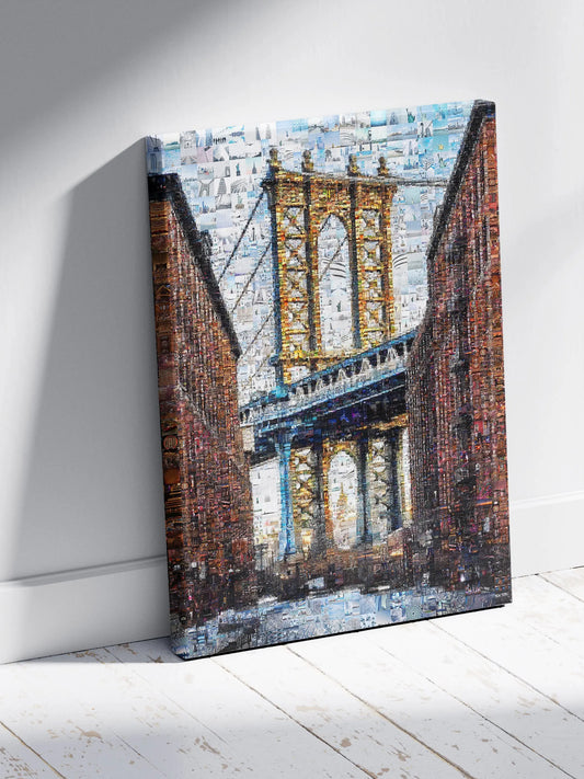 Stunning Brooklyn Bridge Mosaic Art - Unique Wall Decor for Home & Office AtelierMosaics