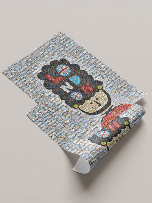 Vibrant London Mosaic Artwork - Unique Wall Decor for Home & Office AtelierMosaics