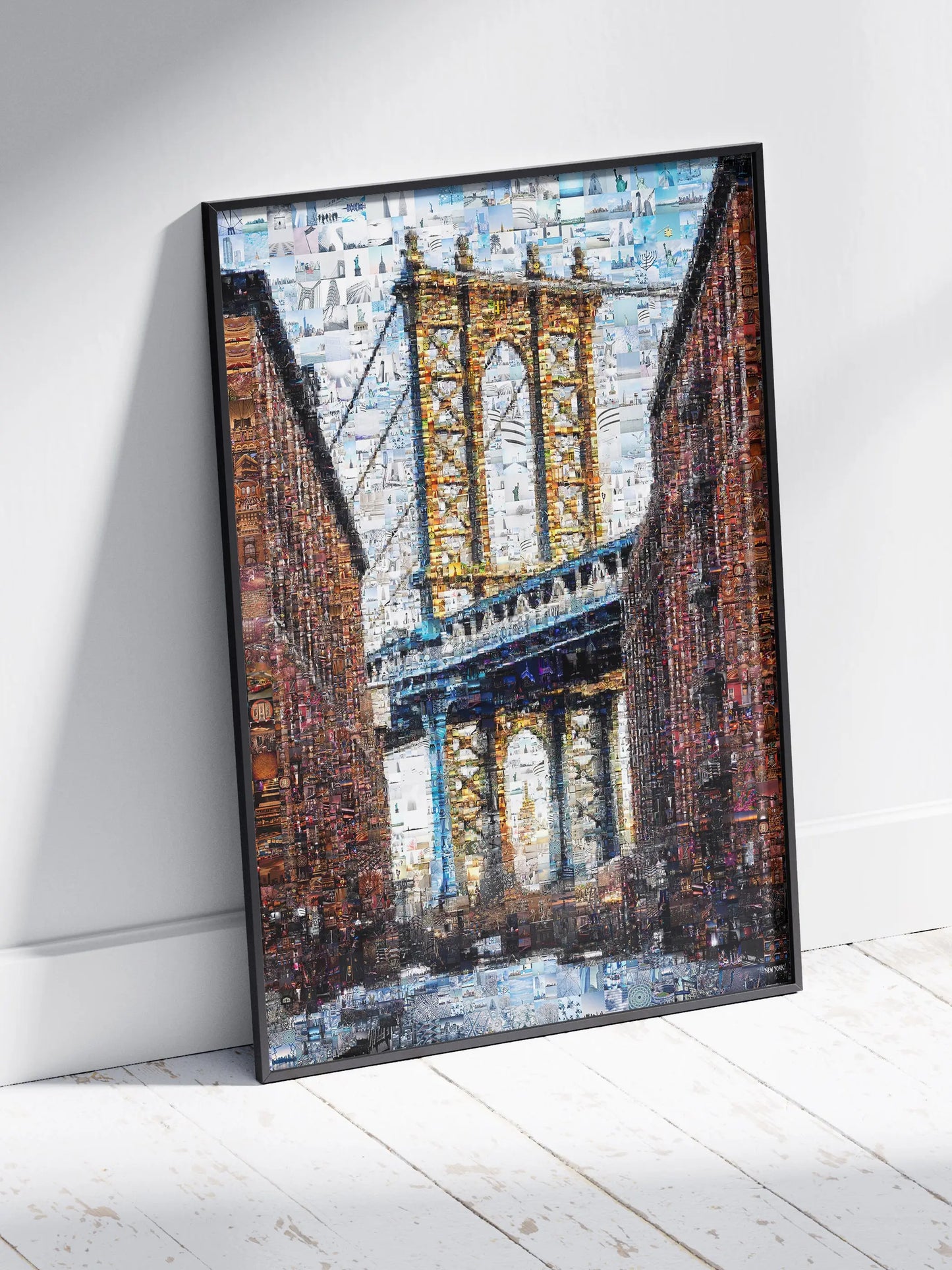 Stunning Brooklyn Bridge Mosaic Art - Unique Wall Decor for Home & Office AtelierMosaics
