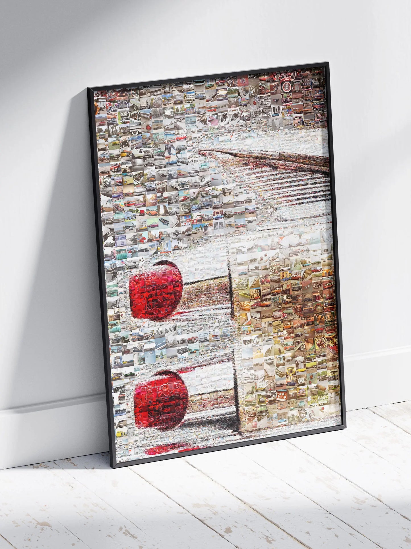 Stunning Mosaic Artwork Featuring Vintage Cars: Unique Wall Art for Car Enthusiasts AtelierMosaics